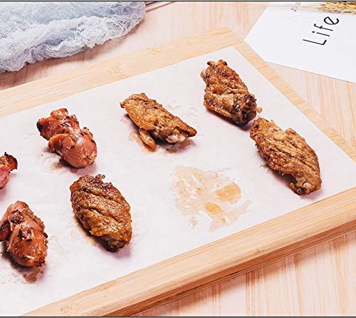 Fasmov 500 Count Parchment Paper Baking Liner Sheets Pan liner, 12×16 Inches Non-Stick Precut Baking Parchment, Suitable for Baking Grilling Air Fryer Steaming Bread Cup Cake Cookie and More
