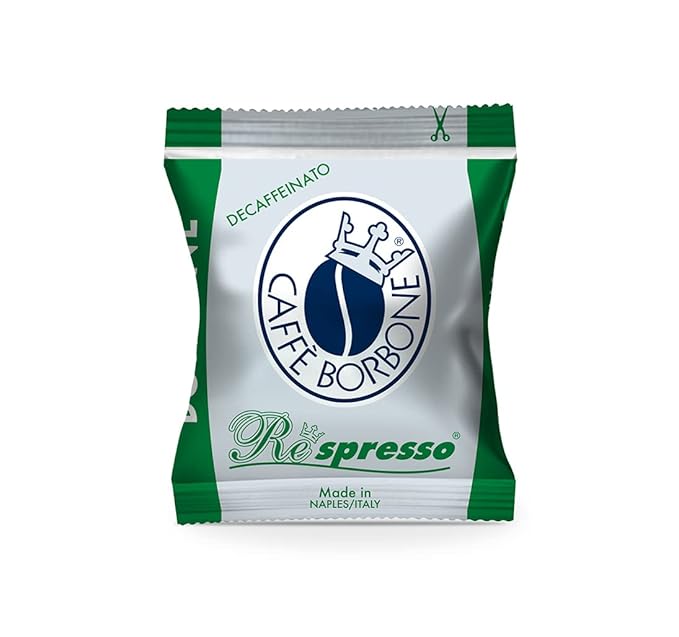 Caffè Borbone Decaffeinated Nespresso Compatible Espresso Coffee Pods, 50 Count Espresso Pods