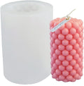Long Bubble Pillar Silicone Candle Mold Silicone Soap Mold Fondant Chocolate Cake Candy Mould Epoxy Resin Casting Mold DIY Wax,Polymer Clay