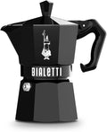 Bialetti Mocha Exclusive Black 3 Cup Open Fire (Coffee Maker, Espresso Maker, Makinetta)