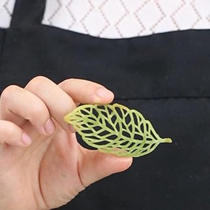 Hollow Leaf Silicone Mold Chocolate Candy 3D Hollow Leaf Candy Mold Food Cooking Meals Decorations Fondant Mold Polymer Clay Molds