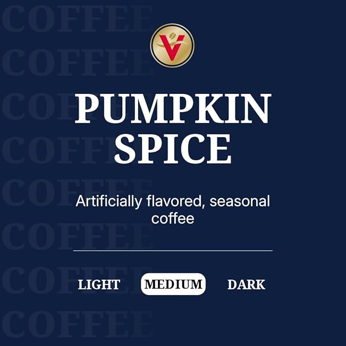 Victor Allen's Coffee Pumpkin Spice Flavored, Medium Roast, 42 Count, Single Serve Coffee Pods for Keurig K-Cup Brewers