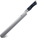 Brisket Slicing Knife, 11.6 Inch Carving Knife, Japanese High Carbon Steel Slicing Knives with VG10 Steel Core & G10 Handle, Full Tang Ultra Sharp Meat Cleaver for BBQ, Turkey, Roast, Brisket