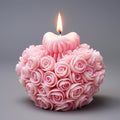 Rose Flower Heart Peony Resin Casting - Resin Casting Silicone Molds for Home Decor & Candle Making Wave Spiral Mold