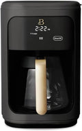 Beautiful 14-Cup Programmable Coffee Maker with Touch-Activated Display – Brew Hot Coffee Fast, Keep Warm & Auto-Pause (Black Sesame)