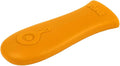Lodge Silicone Hot Handle Holder - Dishwasher Safe Hot Handle Holder Designed for Lodge Cast Iron Skillets 9 Inches+ w/Keyhole Handle - Reusable Heat Protection Up to 500° - Orange