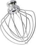 Stainless steel Wire Whip Attachment for KitchenAid Tilt-Head Stand Mixer Accessory K45SS Replacement, Egg Cream Stirrer, Cakes Mayonnaise Whisk, Whipping Egg White, Dishwasher Safe