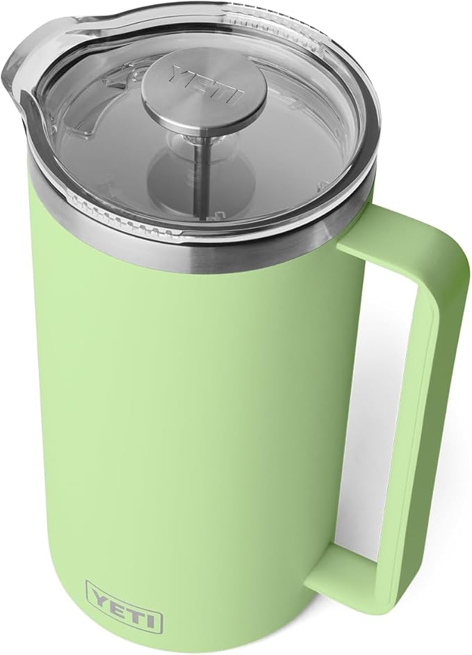 YETI Rambler 64 oz. French Press Coffee Maker, Key Lime