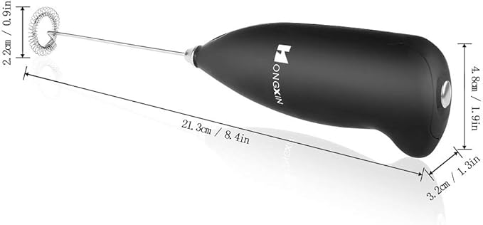 Mayhow Mini Battery Operated Whisk, Handheld Milk Frother, Perfect for Bulletproof coffee, Matcha, Frappe, Hot Chocolate