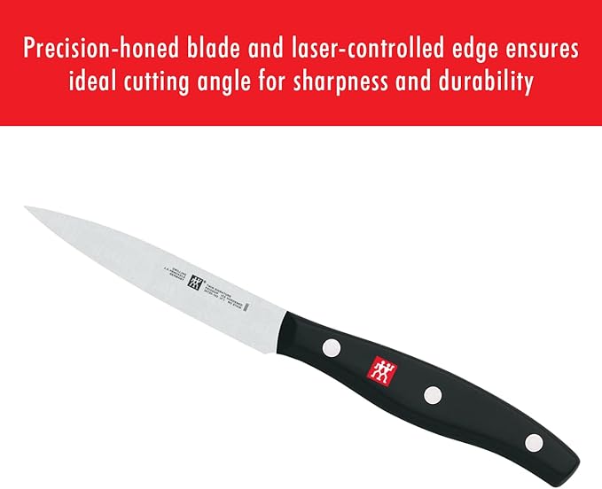 ZWILLING Twin Signature 11-Piece German Knife Set with Block, Razor-Sharp, Made in Company-Owned German Factory with Special Formula Steel perfected for almost 300 Years, Dishwasher Safe
