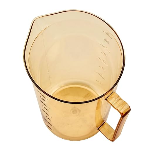 Cambro 400MCH150 High Heat Measuring Cup 4 Quart Amber Case of 1