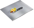 304 Stainless Steel Cutting Board – Stainless Steel Kitchen Chopping Boards Non-Slip, Dishwasher Safe – Ideal for Meat, Vegetables, Fruits, Bread & Baking – Commercial & Home Use (15.7 * 11.8in)