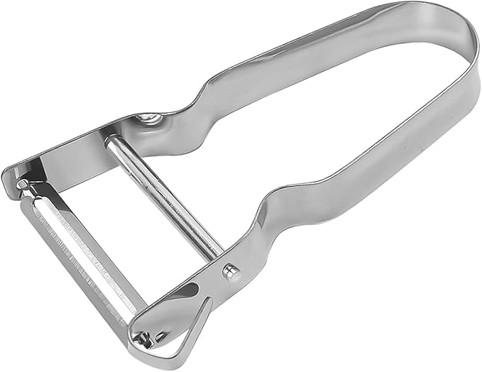 3pcs Genuine Inox Handle Straight Blade Peeler for Kitchen - Star Potato & Fruit Vegetable Metal Blade Rex Speed Bar