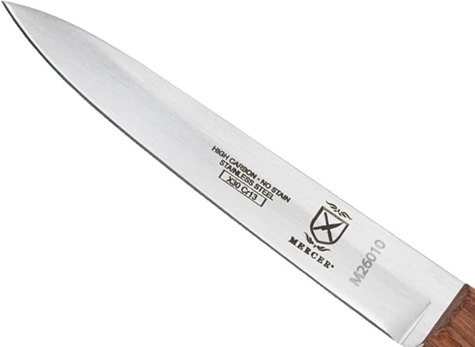 Mercer Culinary Praxis Paring Knife with Rosewood Handle, 3-1/2 Inch, Wood
