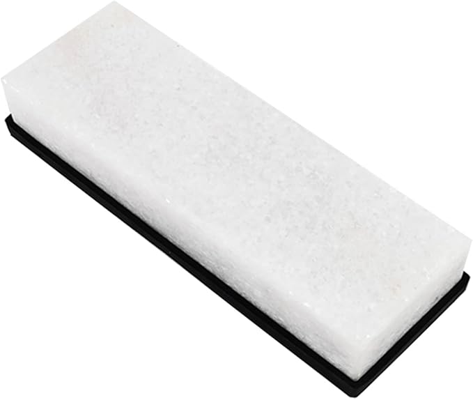 White Knife Sharpening Stone, 8000 Grit Sharpener Whetstone Final Fine Polishing Natural Honing Oilstone for Knives Tools,Cutting Tools 180 * 60 * 30mm