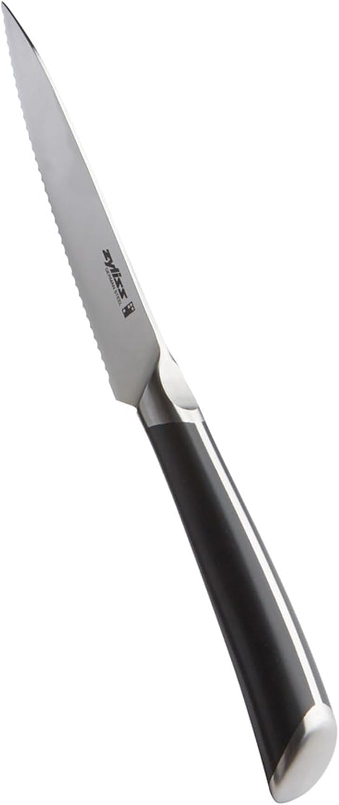 Zyliss Comfort Pro Paring Knife - Full Tang Vegetable & Fruit Knife - Ice Hardened Stainless Steel Peeling & Paring Knife - Cutlery with Antibacterial Handle - Black/Stainless Steel - 4.5 inches