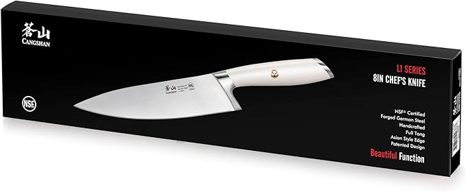 Cangshan L1 Series 1026887 German Steel Forged 8" Chef's Knife,