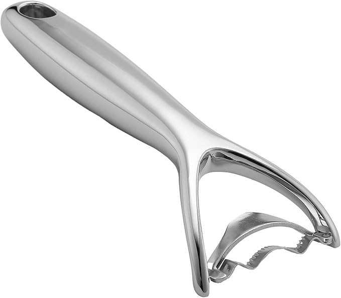 Good Grips Corn Prep Peeler, Corn stripper for corn on the cob remover tool, Chrome Plated Zinc Multifunctional Kitchen Grips Corn Planer Cob Cutter Kernels, Heavy Duty
