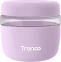 Tronco 24 oz Glass Food Storage Containers with Lids, Airtight, Leak & Spill Proof Glass Lunch Bowls for Meal Prep, Salad, Yogurt, Soup & Stew, Microwave & Dishwasher Safe, BPA-Free, Set of 1