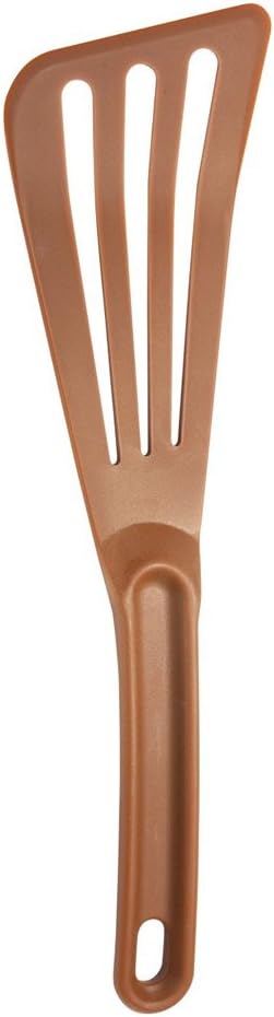 Mercer Culinary Hell's Tools Hi-Heat Slotted Spatula, 12 Inch x 3.5 Inch, Brown (Pack of 2)