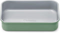 Caraway Nonstick 9” x 6.5” Small Rectangle Baking Pan – Non-Toxic, PTFE & PFOA Free – Aluminized Steel Core – Deep Ceramic Baking Pan for Casseroles, Lasagna & More - Sage