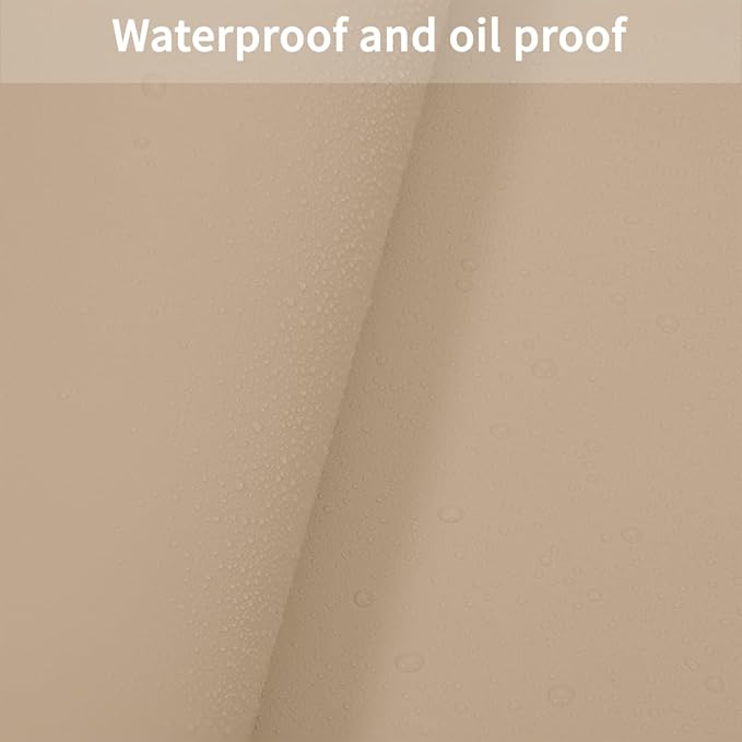 Leather Table Pad,1.8mm Thick,40x78 Inch,Dining Table Pad,Table Pads for Dining Room Table Rectangular,Table Pads for Dining Room Table,Dining Table Cover(Light Brown+Gray,40x78)