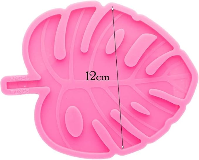 Leaf Coaster Resin Molds Silicone Epoxy Casting Mold for Cup Mat Geode Coaster Agate Resin Mold DIY Unique Coaster Home Decoration(4.72x4.72inch)