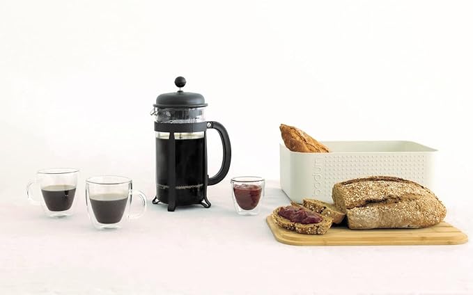 Bodum Java French Press Coffee and Tea Maker with SAN Plastic Shatterproof Carafe, 34 Ounce, Black