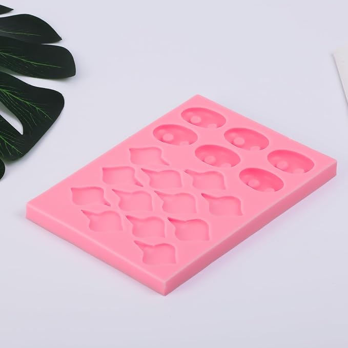 Pig Nose Chocolate Silicone Mold Pig Ear Fondant Molds, for Baby Showers, Birthday Party Cake Decoration Candy Cookie Muffins Flower Paste DIY Gypsum Epoxy Polymer Clay Crafts