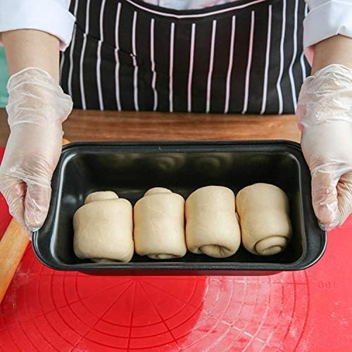 Nonstick Loaf Pan,8.5 x 4.5 Inch Carbon Steel Toast Pan for Baking Bread with Oven, Gray set of 2