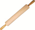 Frieling Rolling Pin - 2.75 in x 15 in Barrel, Natural - Rolling Pins for Baking & Pizza Dough Roller - Wood Roller with Nylon Bushings for Smooth Dough Prep