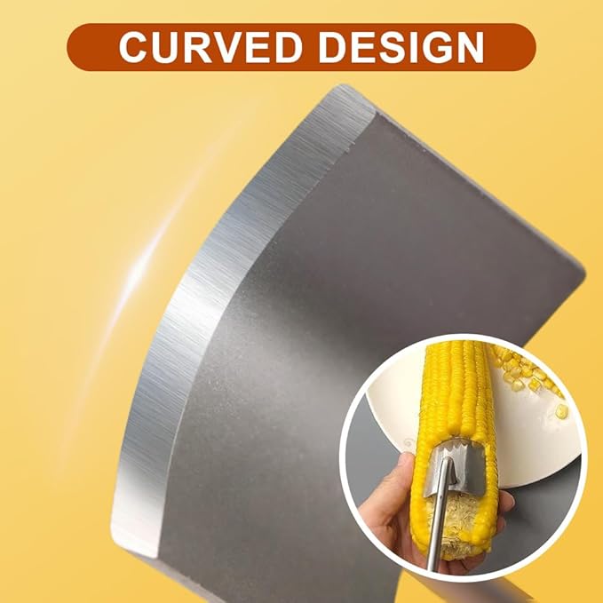 Easy Clean Stainless Steel Corn Peeler - New Corn Stripper for Home Kitchen & Restaurant Chef