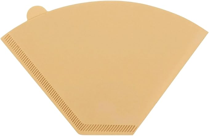 Natural Unbleached Coffee Filters, Size for 8-12 Cup Drip Coffee Makers, Cone Shape Design Prevents Leaks & Blowouts, Disposable for Pour Over & Automatic Machines
