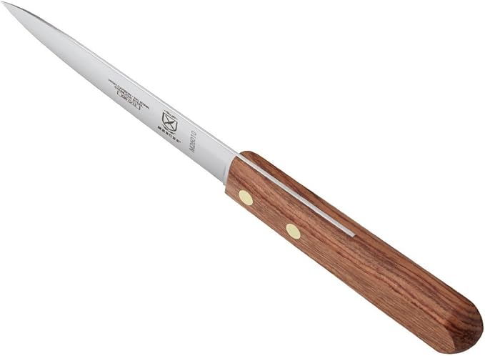 Mercer Culinary Praxis Paring Knife with Rosewood Handle, 3-1/2 Inch, Wood
