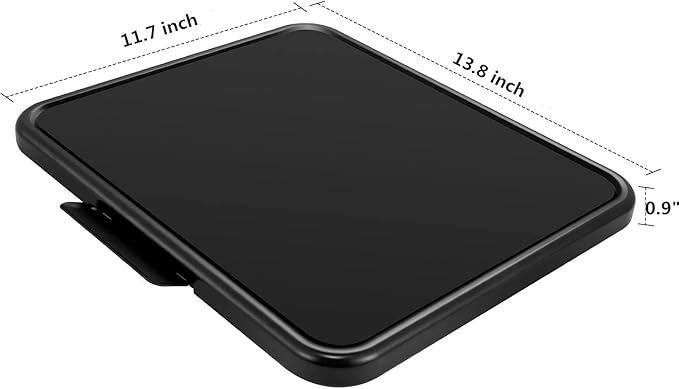 Kitchen Appliance Sliding Tray,Coffee Maker Rolling Tray Under Cabinet Appliance Organizer Toaster Blender Air Fryer Stand Mixer Countertop Storage Moving Slider (Steel, 13.8"W x 11.7"D)