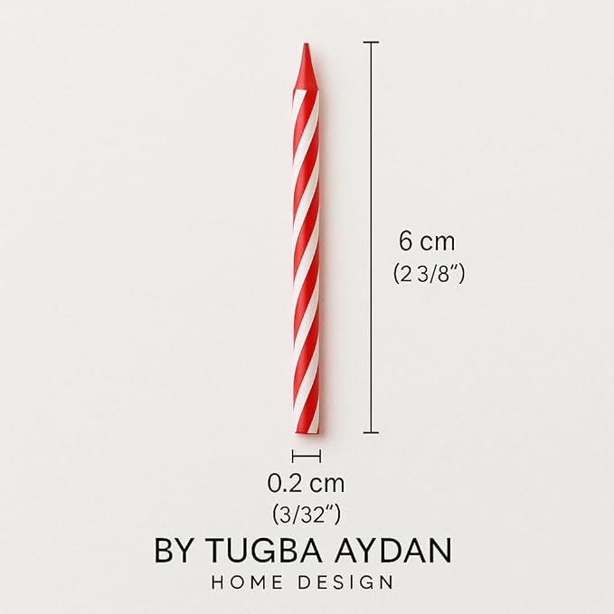 by Tugba Aydan - Birthday Candle - 144 Count Mix Color Birthday Candles for Cake, Cake Candle for Birthday, Party Small Candles…