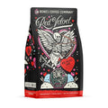 Bones Coffee Company Red Velvet, Red Velvet Cake Flavored Coffee, Medium Roast Low Acid Arabica Beans Compatible with Auto drip and French Press Coffee Maker, 12 Oz Whole Bean