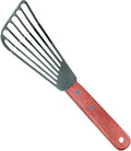 La Cuisine Fish Slotted Spatula Turner with Beveled Edged Stainless Steel, For Flipping Fish Egg Pancake Patties Fries. Blade 6.5", Size 11"