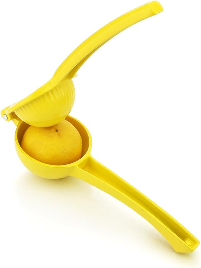 New Star Foodservice 42856 Enameled Aluminum Lemon Squeezer, Yellow