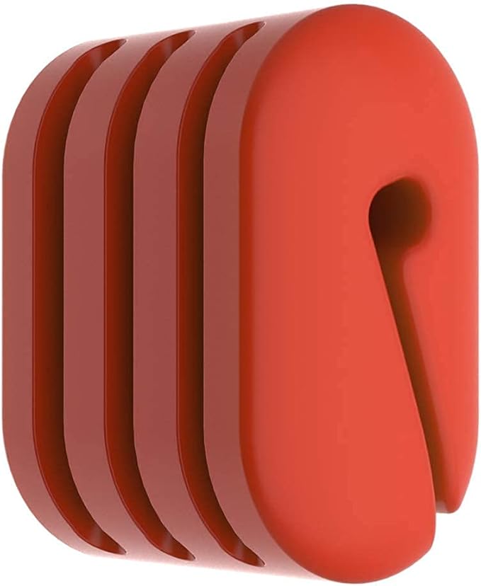 Universal Slicon Pot Clip/Cup Clip for Temperature Probe of Deep Fryer,Candy Pot, Probe Organizer (Pack of 2)