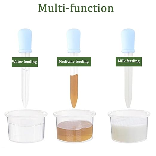 TIHOOD 60PCS Liquid Droppers with a Clean Brush, 5ml Silicone and Plastic Pipettes Transfer Eyedropper with Bulb Tip