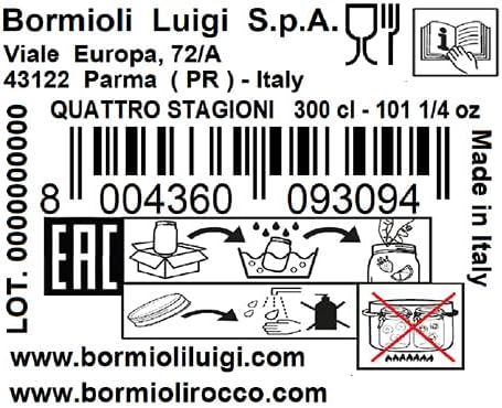 Bormioli Rocco Quattro Stagioni Maxi Collection - Jar - 3 Liter (101 oz.)