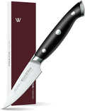3.5" Paring Knife – Razor Sharp German Steel DIN1.4116 – Precision Fruit & Vegetable Knife for Peeling & Trimming – Full Tang & Ergonomic Handle – Gift Box – Velina Series