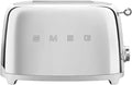 SMEG 2 Slice Toaster with 6 Presets and Defrost Function and Removable Crumb Tray TSF01SSUS, Stainless Steel
