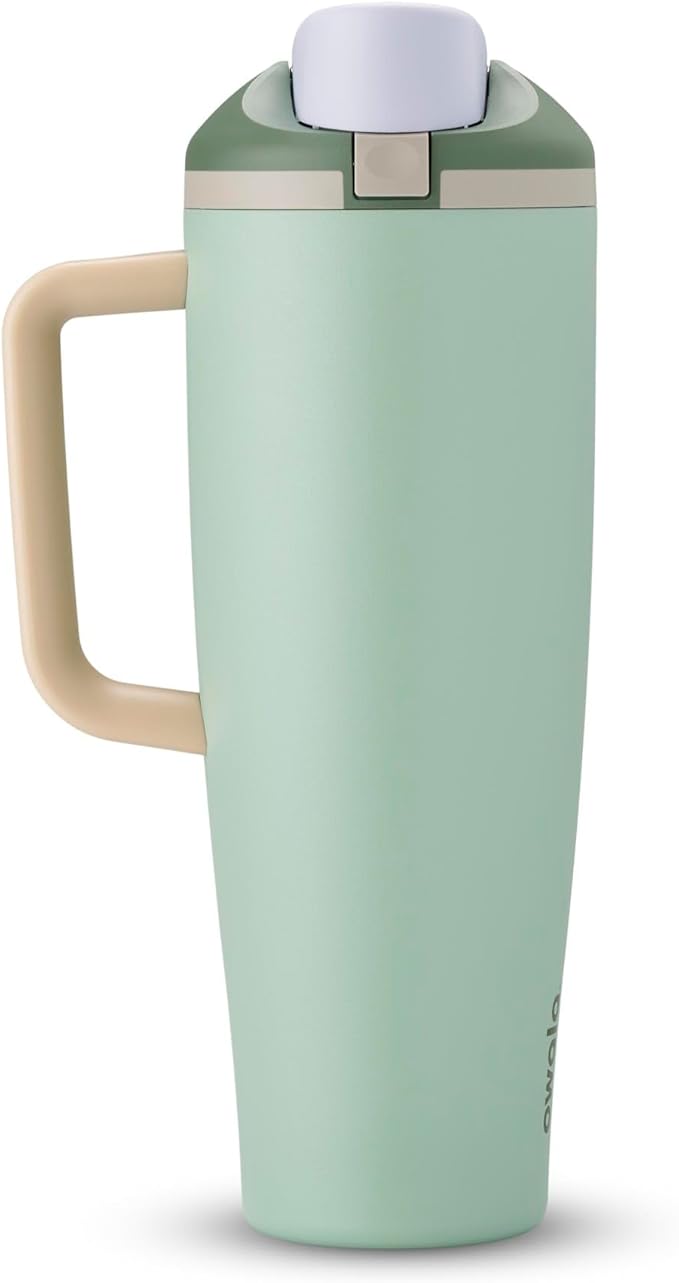 Owala FreeSip Tumbler - Stainless Steel - 40-oz. - Green (Eucalyptus) (Pack of 6)