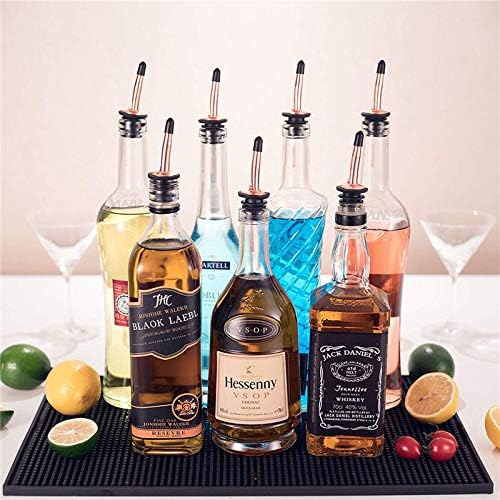 24 Pack Liquor Pour Spouts Set - Stainless Steel bottle spout and Liquor Pourers Dust Caps Covers Rose Gold