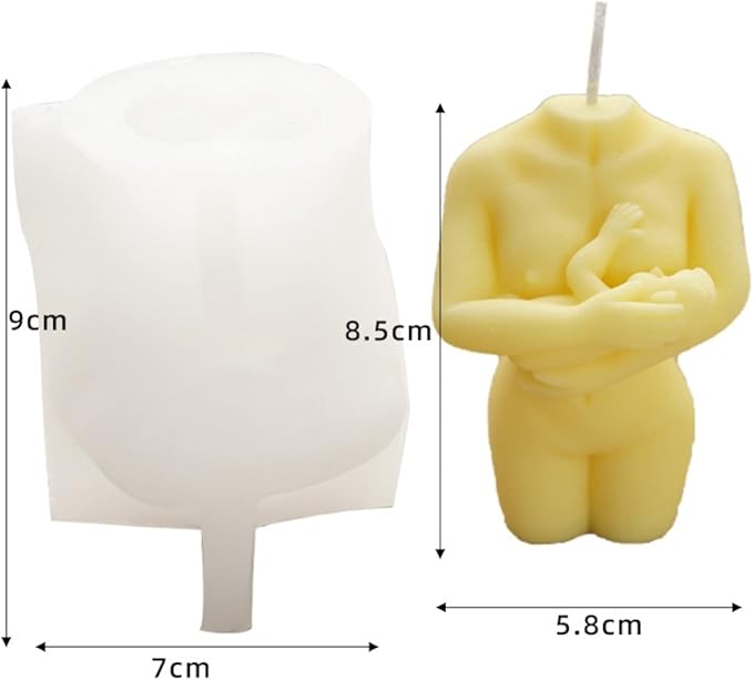 Baby & Portrait Silicone Molds - 3D Soap & Resin Casting Molds - Candle Making Craft Supplies