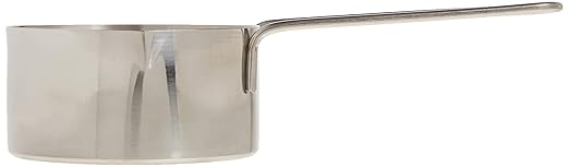 American METALCRAFT, Inc. 1/2 Stainless Steel Measuring Cup, 1/2-Cup, Silver
