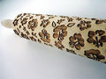 Rolling pin HIBISCUS. Wooden embossing rolling pin with Oriental flowers. Embossed cookies. Pottery. Birthday gift. Gift for mother