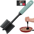 GORILLA GRIP Patented Heat Resistant Meat Chopper, Soft Handle, Nonstick Hamburger Smasher, Break Apart Food, Safe on All Cookware Ground Beef Grinder, Non Scratch Potato Masher Kitchen Tool, Mint